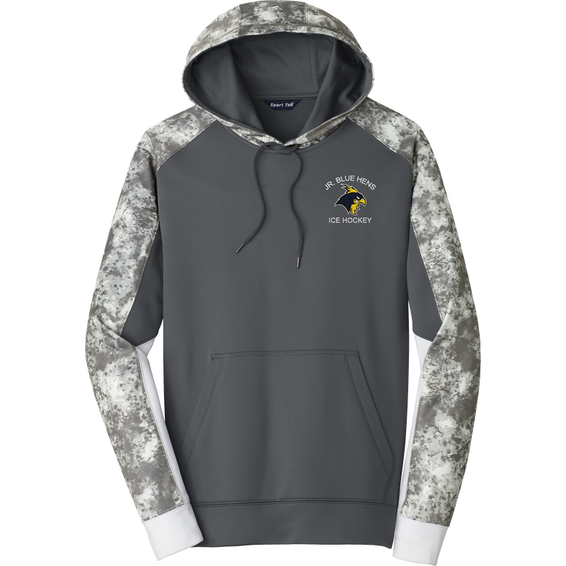 Delaware Jr. Blue Hens Sport-Wick Mineral Freeze Fleece Colorblock Hooded Pullover