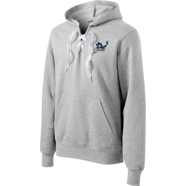 Kensington Valley Rebels Lace Up Pullover Hooded Sweatshirt