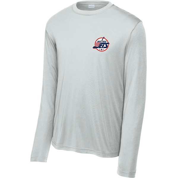 Metro Jets Long Sleeve PosiCharge Competitor Tee