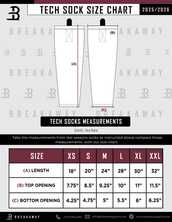 CT Wolfpack South Tech Socks - White