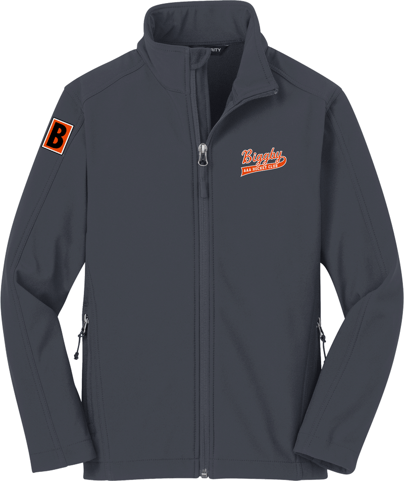 Biggby Coffee AAA Youth Core Soft Shell Jacket