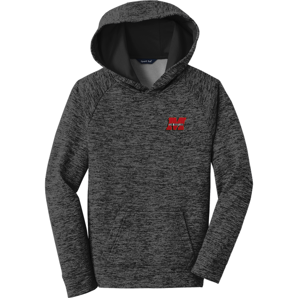 Team Maryland Youth PosiCharge Electric Heather Fleece Hooded Pullover