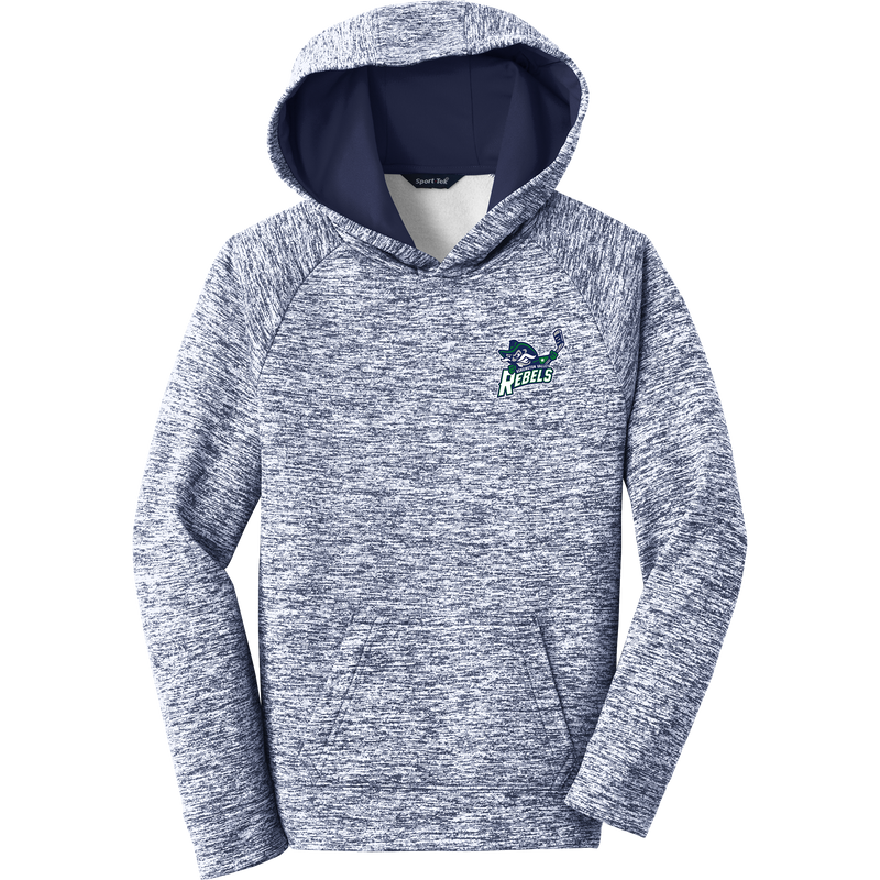 Kensington Valley Rebels Youth PosiCharge Electric Heather Fleece Hooded Pullover