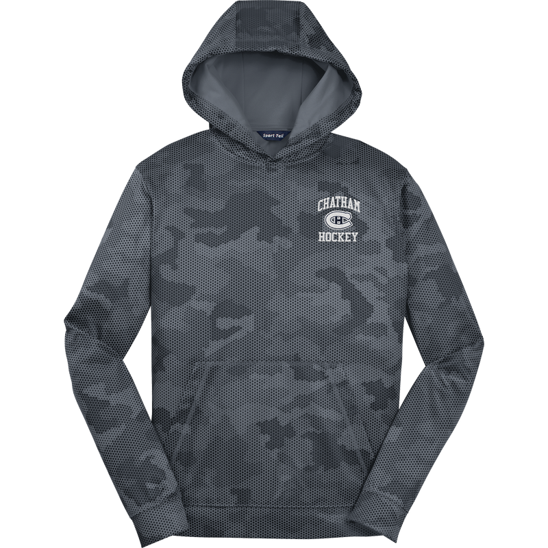 Chatham Hockey Youth Sport-Wick CamoHex Fleece Hooded Pullover