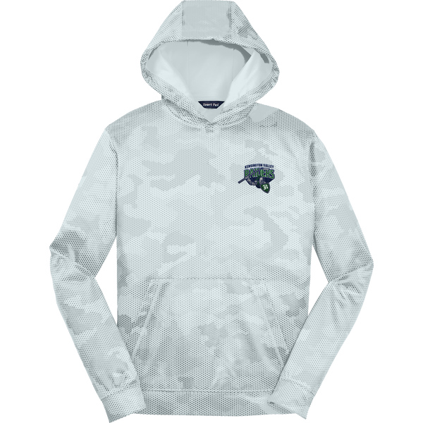 Kensington Valley Raiders Youth Sport-Wick CamoHex Fleece Hooded Pullover