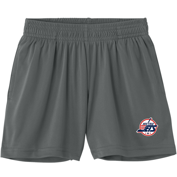 Metro Jets Youth PosiCharge Competitor 5 Inch Pocketed Short