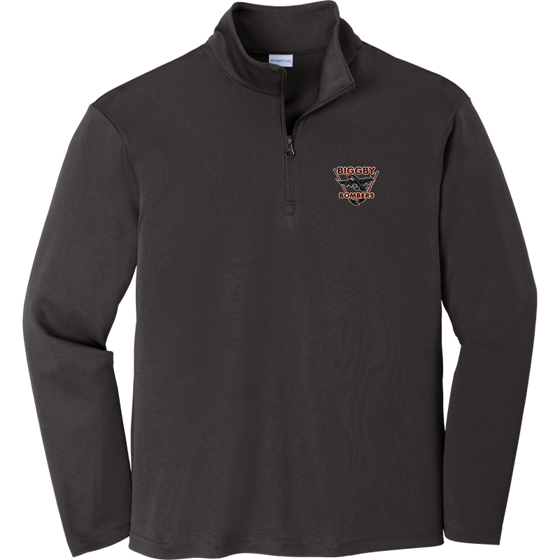 Biggby Bombers Youth PosiCharge Competitor 1/4-Zip Pullover