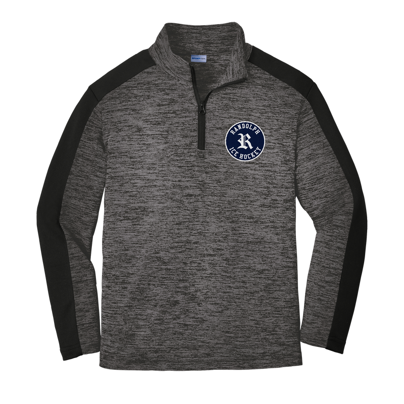 Randolph Hockey Youth PosiCharge Electric   Colorblock 1/4-Zip Pullover