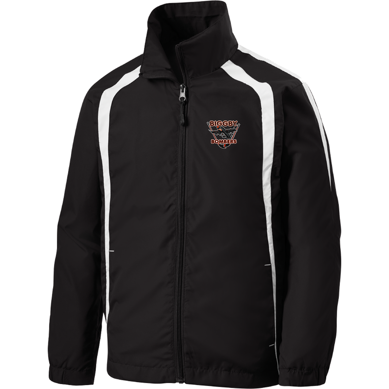 Biggby Bombers Youth Colorblock Raglan Jacket