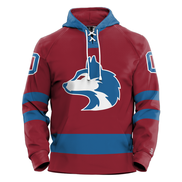 Pittsburgh Huskies Adult Sublimated Retro Hoodie